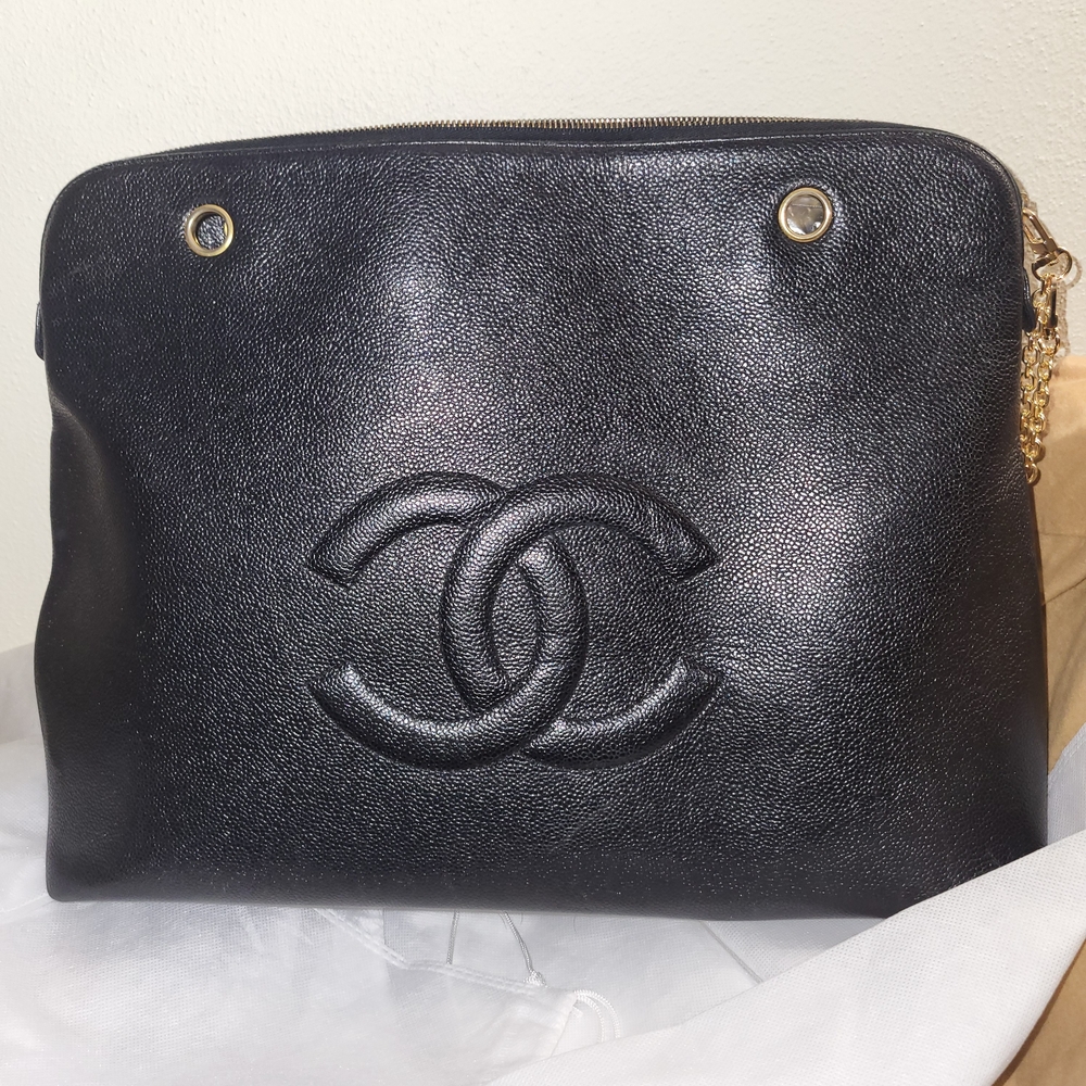 Chanel Black Caviar Tote